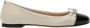 Scarosso Handgemaakte Ballet Flats in Off White Beige Dames - Thumbnail 1