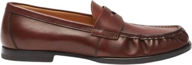 Scarosso Handgemaakte Italiaanse loafers voor heren Brown Heren