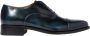 Scarosso Lorenzo Blu Handgemaakte Leren Oxfords Blue Heren - Thumbnail 1