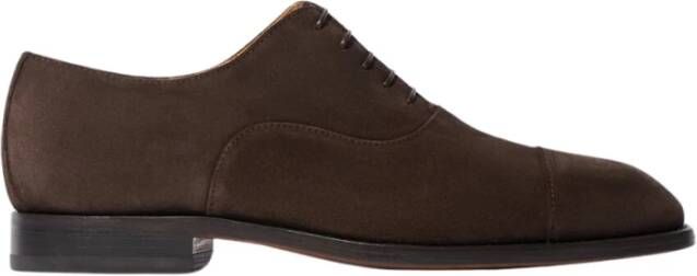 Scarosso Klassieke Bruine Suède Oxford Schoen Brown Heren