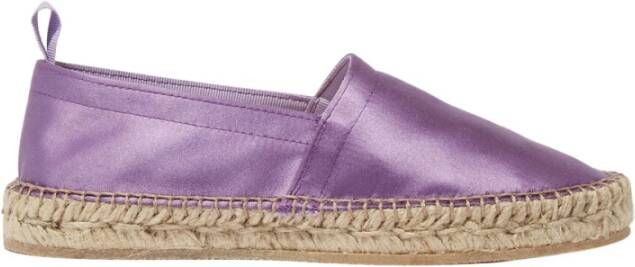 Scarosso Lila Satijnen Espadrilles Purple Dames