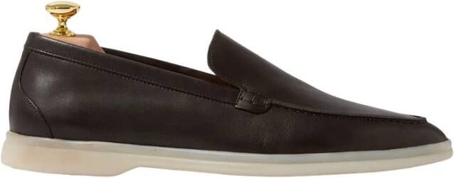 Scarosso Ludovico Loafers Donkerbruin kalfsleer Brown Heren