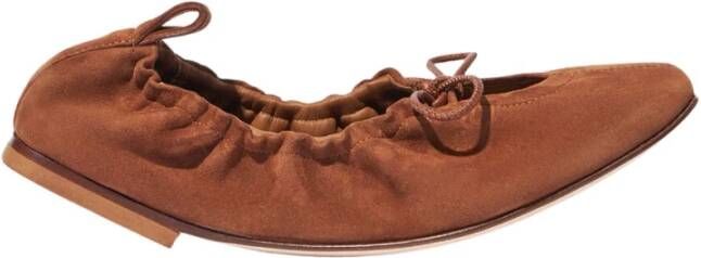 Scarosso Margot Suède Ballerina`s Brown Dames