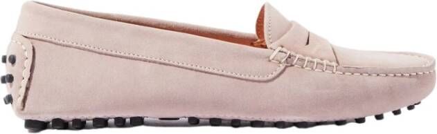 Scarosso Roze Suède Rijloafers Pink Dames