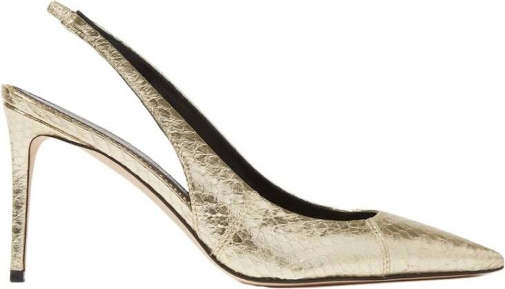 Scarosso Sutton Slingback Pumps Geel Dames