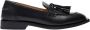 Scarosso Tassel Loafers in kalfsleer Black Dames - Thumbnail 1