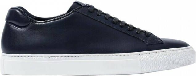 Scarosso Ugo Sneakers Donkerbruine kalfsleren platformschoenen Bruin Heren