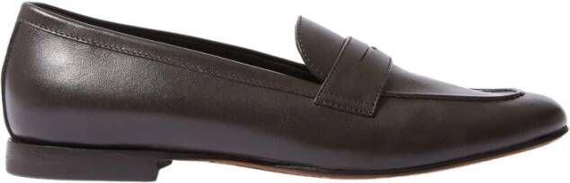 Scarosso Valeria Loafers Handgemaakte Italiaanse leren penny loafers Brown Dames