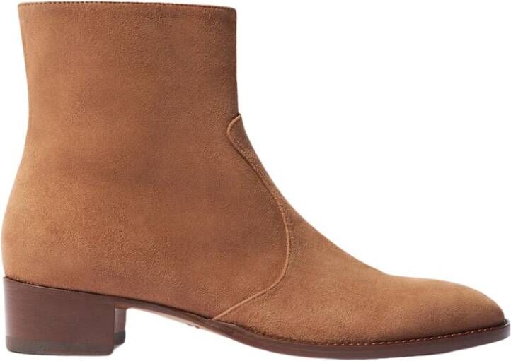 Scarosso Warren Suede Enkellaarzen Brown Heren