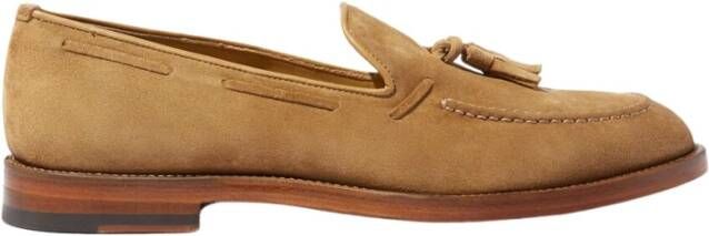 Scarosso William Loafers Klassieke Tassel Loafer in Lichtbruin Beige Heren