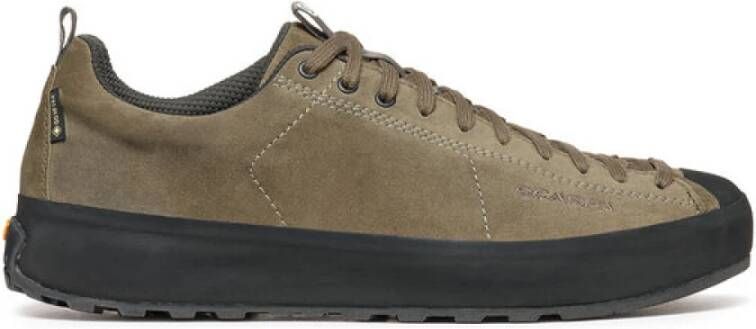 Scarpa Bruine Suède Sneakers Klimstijl Brown Heren