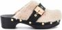 Scholl Beige Platte Schoenen met Houten Zool Beige Dames - Thumbnail 1