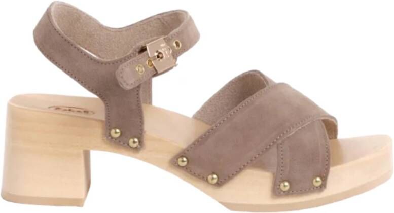 Scholl Beige Sandalen voor de Zomer Beige Dames