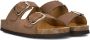 Scholl Slippers Slides Dames Noelle nub Midden bruin - Thumbnail 3