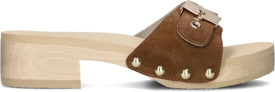 Scholl Wave Sr Dames Slippers Brown Dames