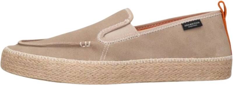 Scotch & Soda Beige Suède Slip On Loafers Beige Heren