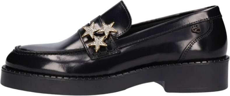 Scotch & Soda Emma Loafers met Sterdetail Black Dames