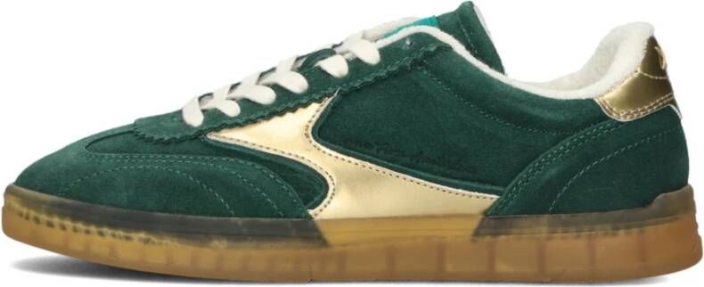 Scotch & Soda Groene Suède Lage Sneakers Green Dames