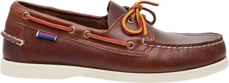 Sebago Bruine Leren Mocassin Brown Heren