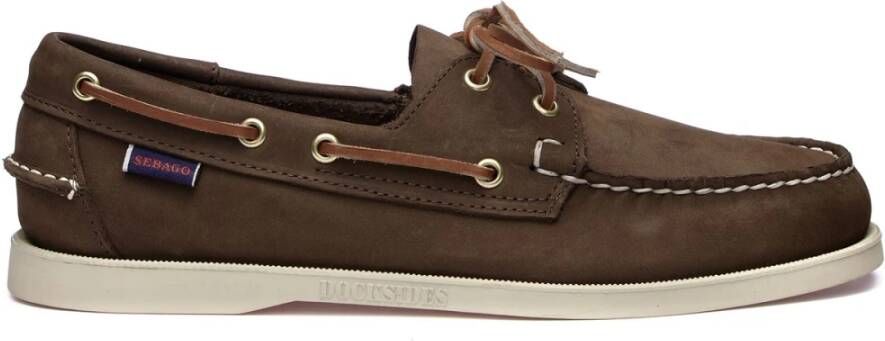 Sebago Bruine Schoenen voor Heren Brown Heren