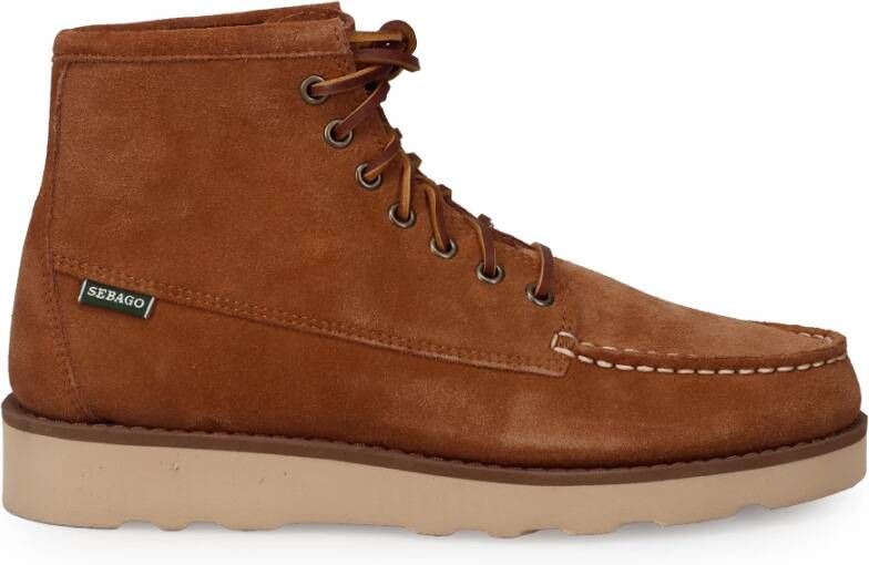 Sebago Bruine Tala Laarzen Geïnspireerd door Native American Stijl Brown Heren