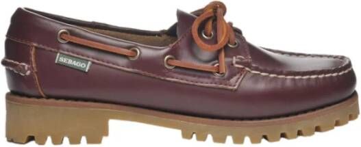 Sebago Dames Ranger Moc Soft Leren Mocassins Brown Dames