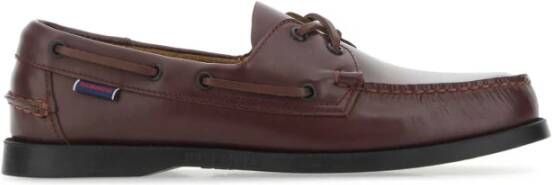 Sebago Druivenleer Portland Loafers Purple Heren