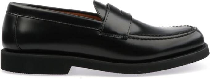 Sebago Geborsteld Leren Casual Schoenen Black Heren