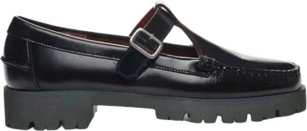 Sebago Georgina Penny Loafers Black Dames