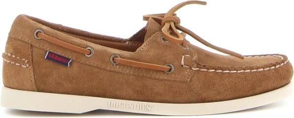 Sebago Kameel Suède Loafer Zeilschoen Brown Heren