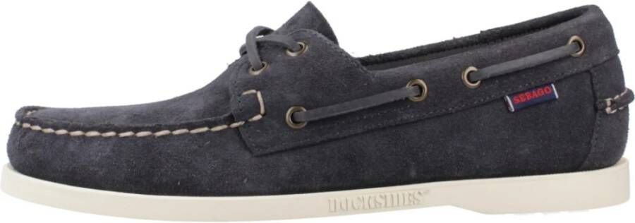 Sebago Klassieke Dockside Sailor Schoenen Blue Heren