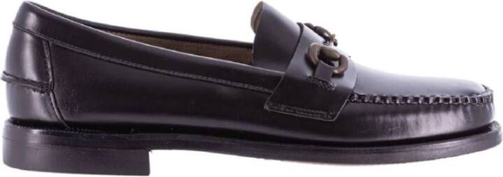 Sebago Klassieke Joe Leren Loafer Black Heren