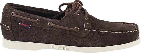 Sebago Klassieke Leren Bootschoenen Brown Heren