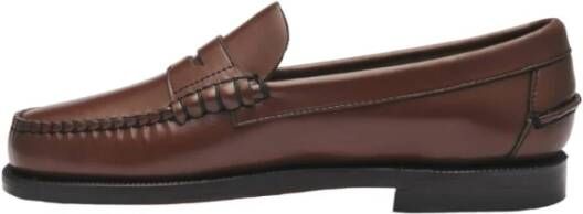 Sebago Klassieke Mocassins voor Vrouwen van Leer Brown Dames