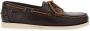 Sebago Donkerbruine Gestructureerde Loafer Brown - Thumbnail 12