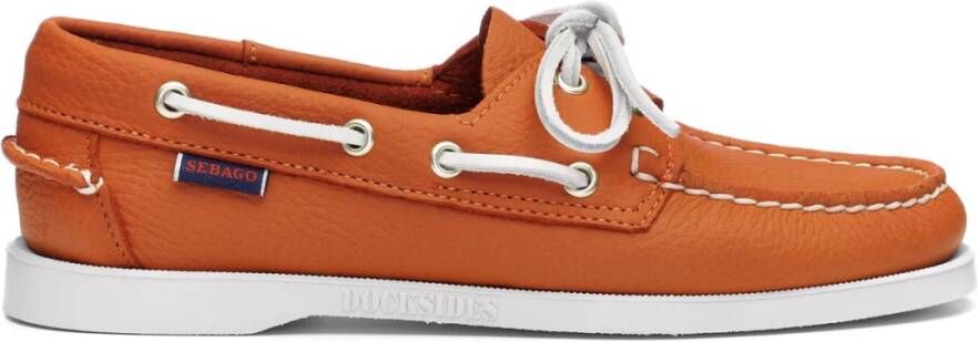 Sebago Loafers Orange Unisex