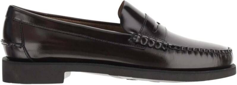 Sebago Dan Polaris Leren Penny Loafer Brown Heren