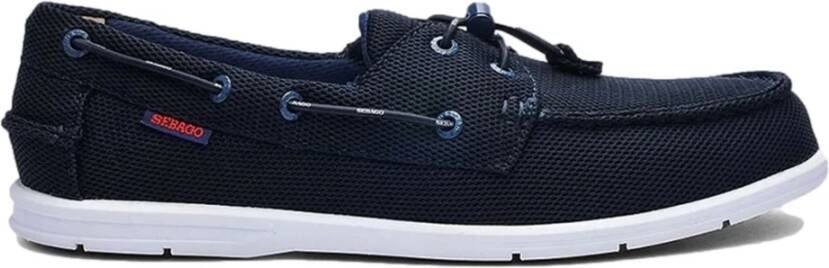 Sebago Naples Tech Lace Shoes Blue Heren