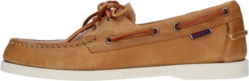 Sebago Platte schoenen Bruin Brown Heren