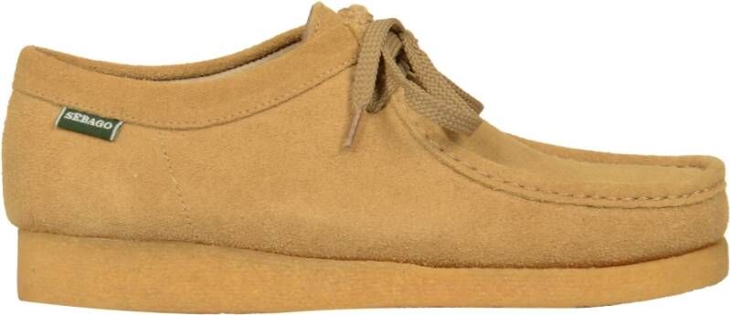 Sebago Platte Schoenen Koala Beige Heren