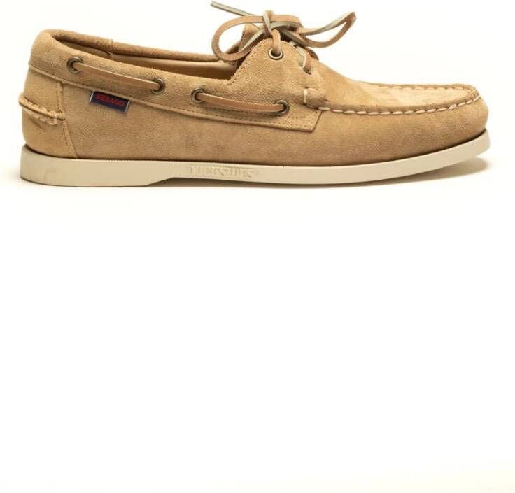 Sebago Platte schoenen voor dames Beige Heren