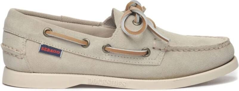 Sebago Platte schoenen voor vrouwen Beige Dames