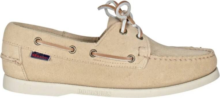 Sebago Portland Fleece Gevoerde Bootschoenen Beige Dames