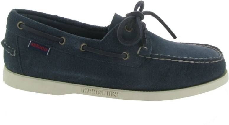 Sebago Portland Fleshout Bootschoenen Blue Heren