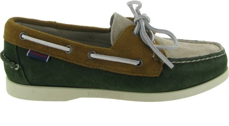 Sebago Portland Jib Docksides Schoenen Green Heren