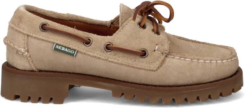 Sebago Ranger Beige Moc Bootschoenen Beige Dames