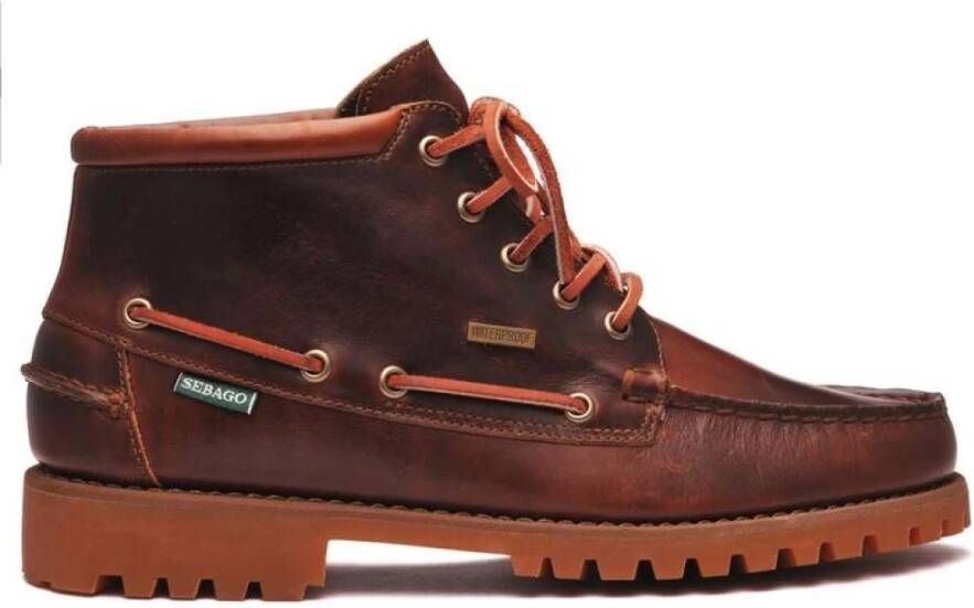 Sebago Ranger Mid wasachtige waterdichte laarzen Brown Heren