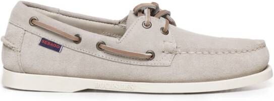 Sebago Beige Platte Schoenen Beige Heren