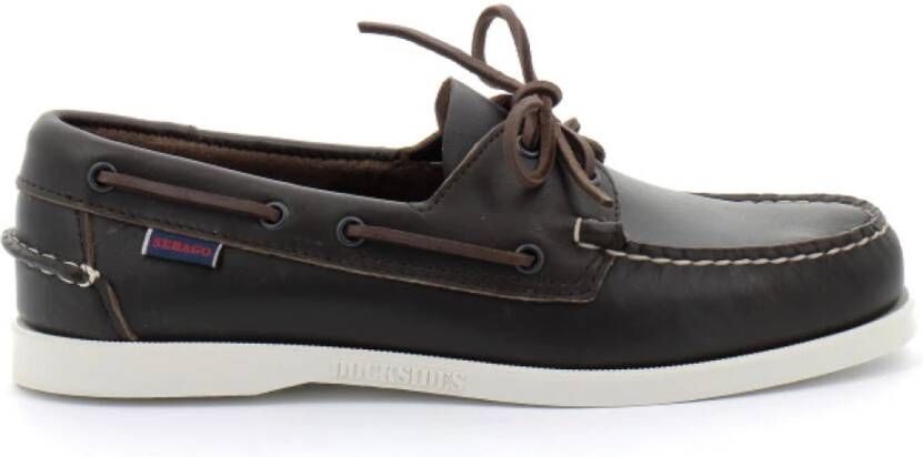 Sebago Sailor Shoes Black Heren