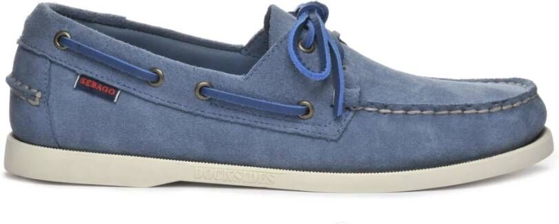 Sebago heren Portland Flesh Out Indigo BLAUW